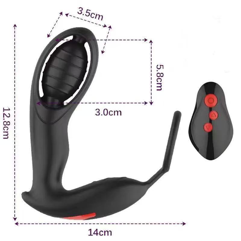 Seductiva Extra Mile - Dual-Motor Prostate & Cock Ring Set NZ by Seductiva