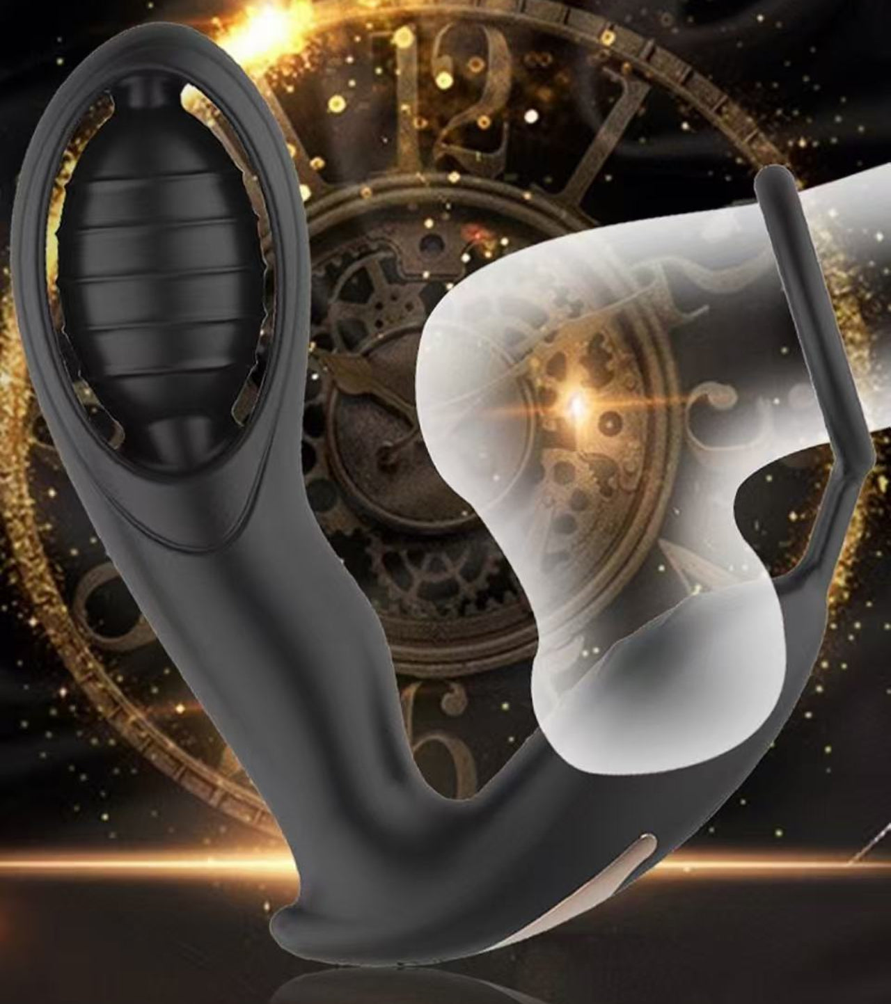 Seductiva Extra Mile - Dual-Motor Prostate & Cock Ring Set NZ by Seductiva