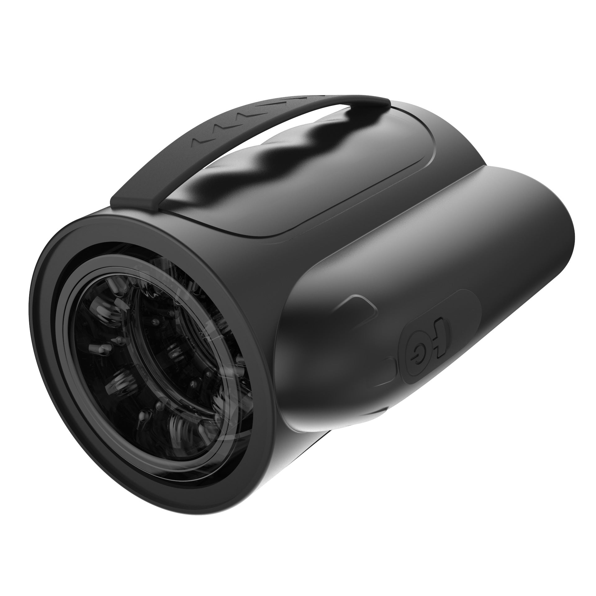 Men's telescopic rotating masturbation cup orgasm vibration cup hand-held penis trainer sex toy