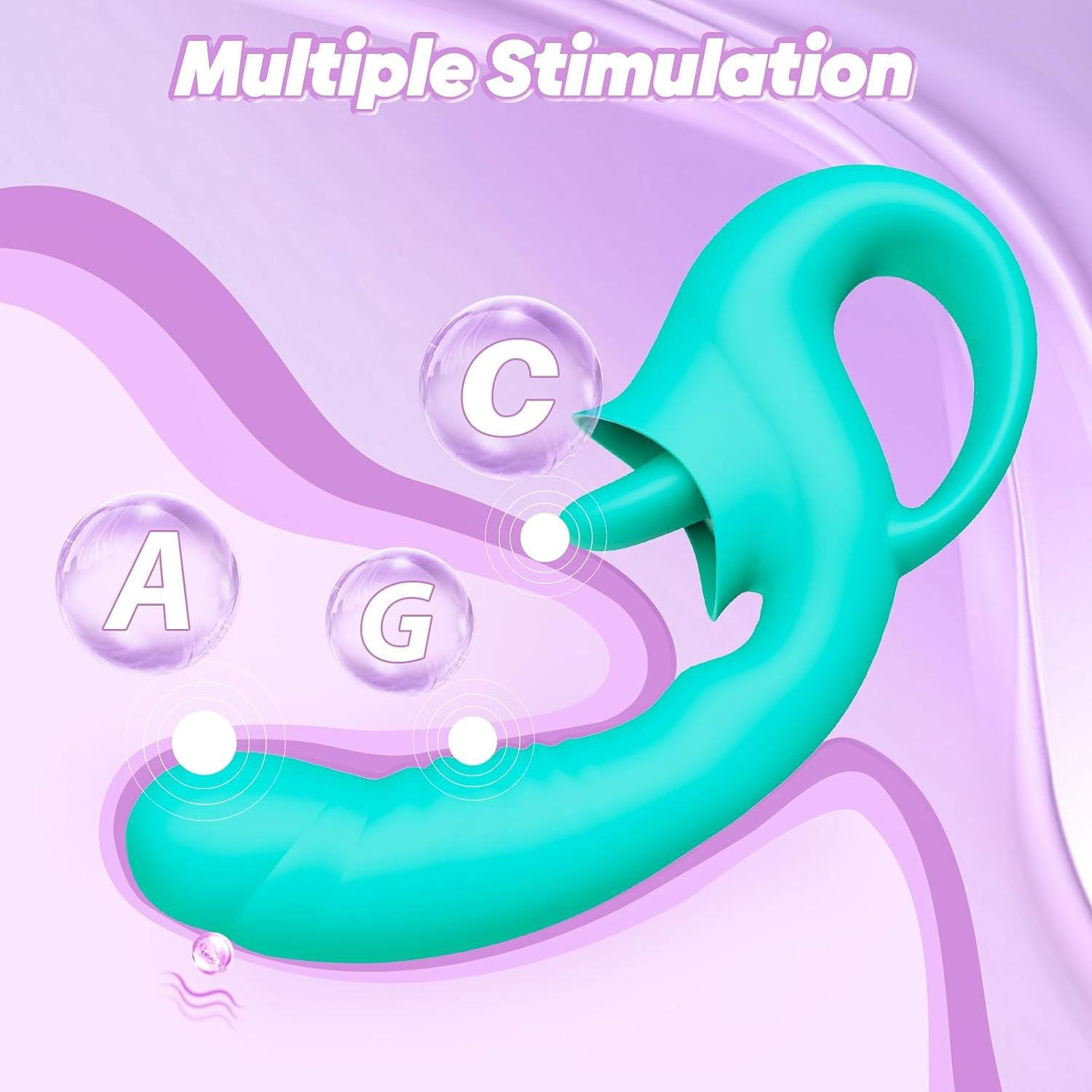 Mutil frequency stimulation tongue licking vibrator female masturbation woman sex toy