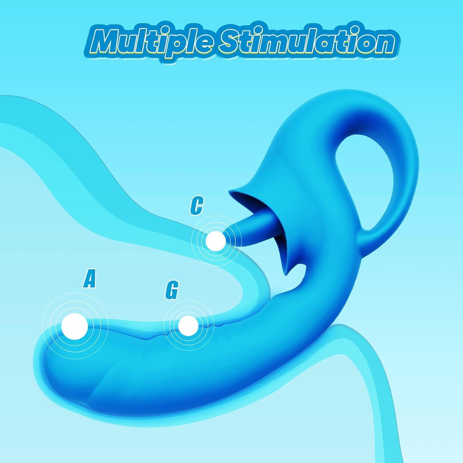 Mutil frequency stimulation tongue licking vibrator female masturbation woman sex toy