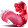 2 In 1 Tongue Licking Vibrator Silicone Women Sex Toy G Spot Messager