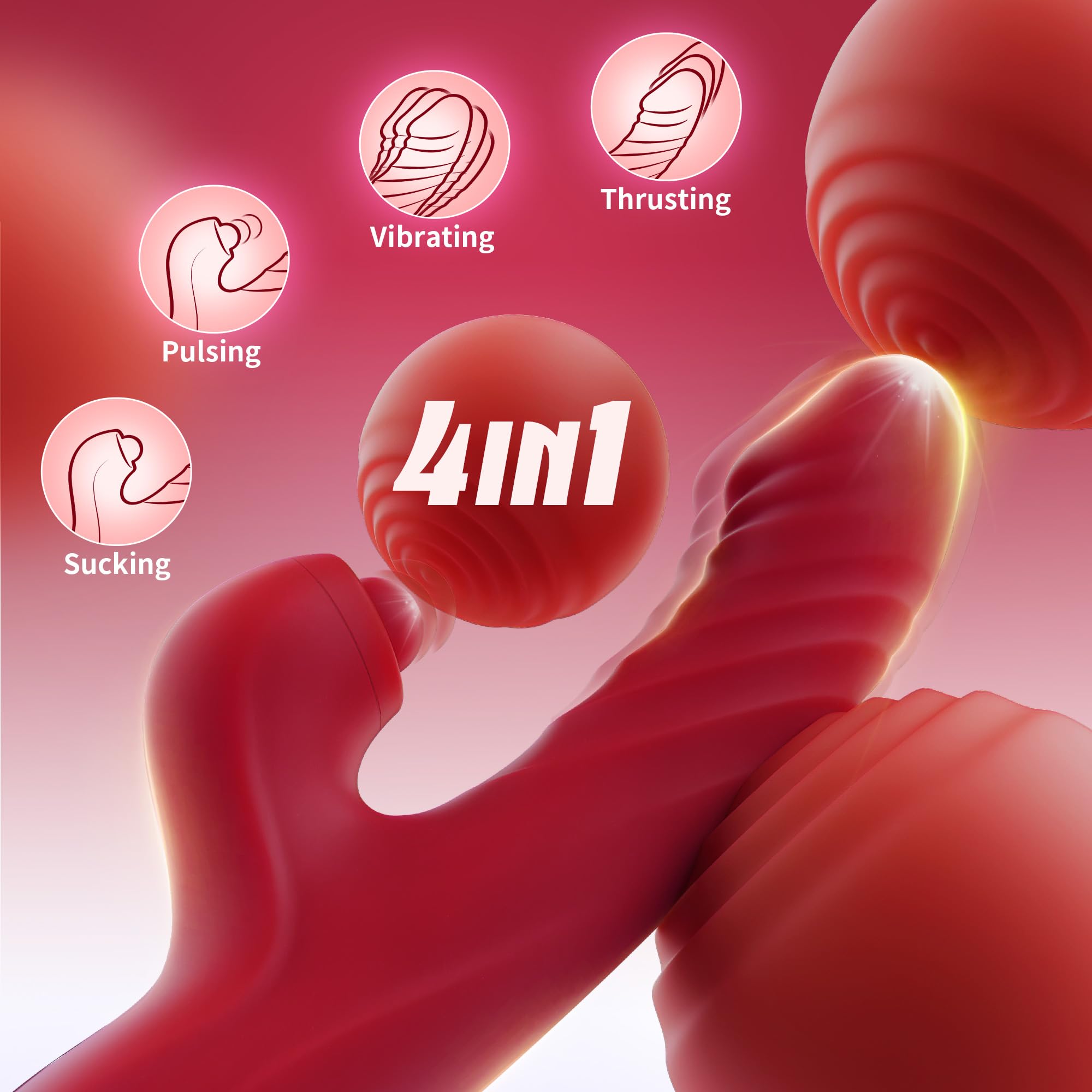 Thrusting Rose G-Spot Vibrator – 10 Vibrations