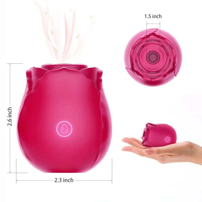 Rose Air-Pulse Vibrator - 10 Modes by Seductiva