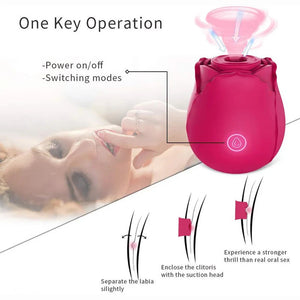 Rose Air-Pulse Vibrator - 10 Modes by Seductiva