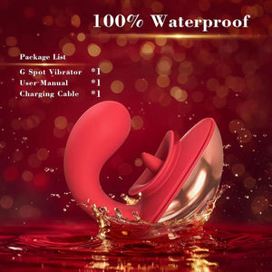 Multi Frequency Strong Vibrating Tongue Licking Vibrator For Her by Seductiva