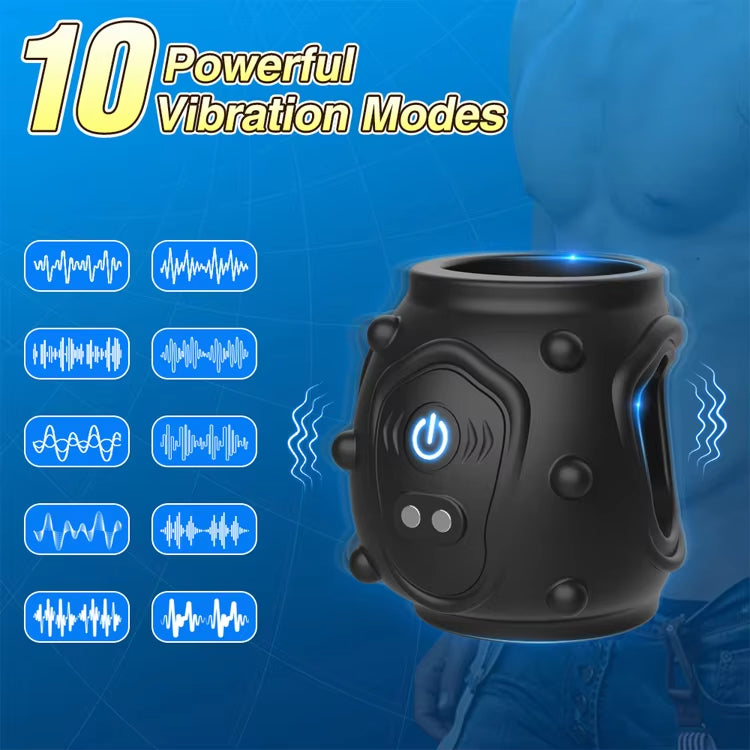 Electric G-Point Cock Ring Vibrator Adult Sex Toys Penis Ring