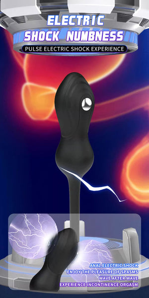 Seductiva Male SM Double Cock Ring Scrotal Restraint Vibrating Prostate Massager Anal Plug for Men - Sensory Wellness Product Perspective - NZ Local Stock