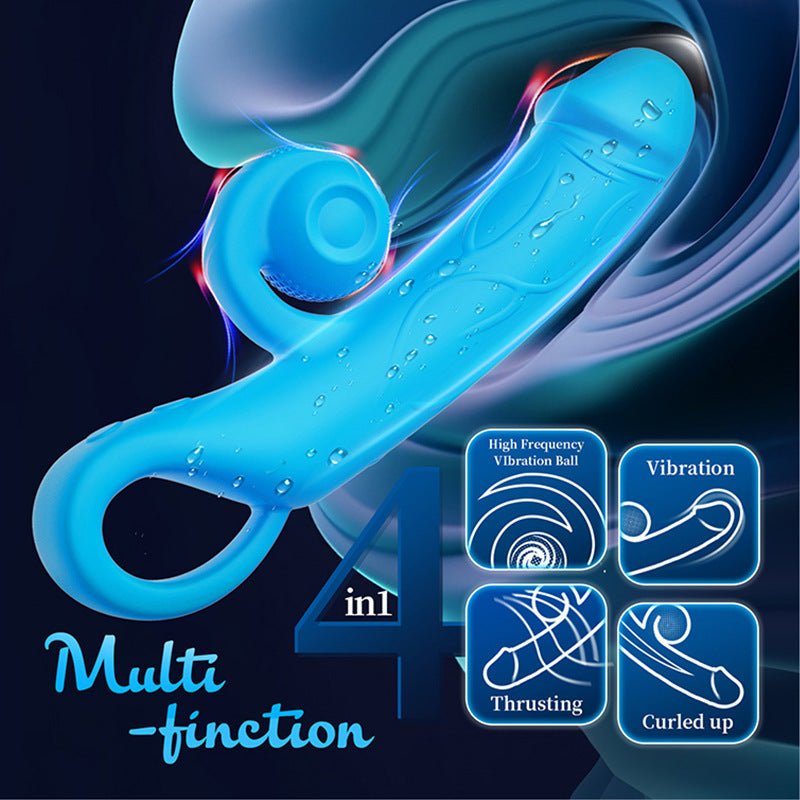 Seductiva 2-in-1 Dual Vibration Rabbit Stimulator – Women's Wellness & Couples Device Detail & Ergonomic Design - Premium Silicone - Discreet Delivery