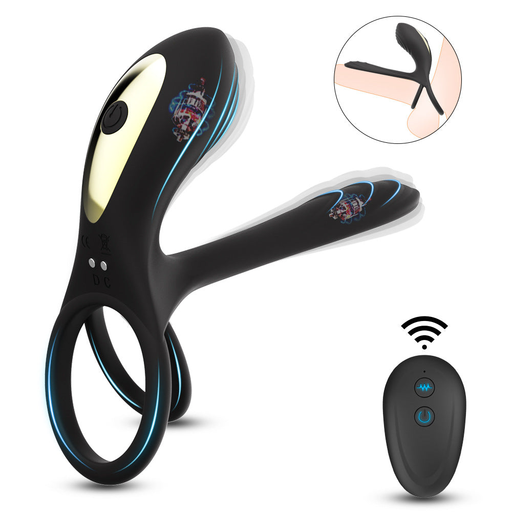 Seductiva Locking Ring Male Sex Toys Remote Control Electric Sperm Ring Silicone Couples Vibrating Ring |  - Sensual Wellness NZ