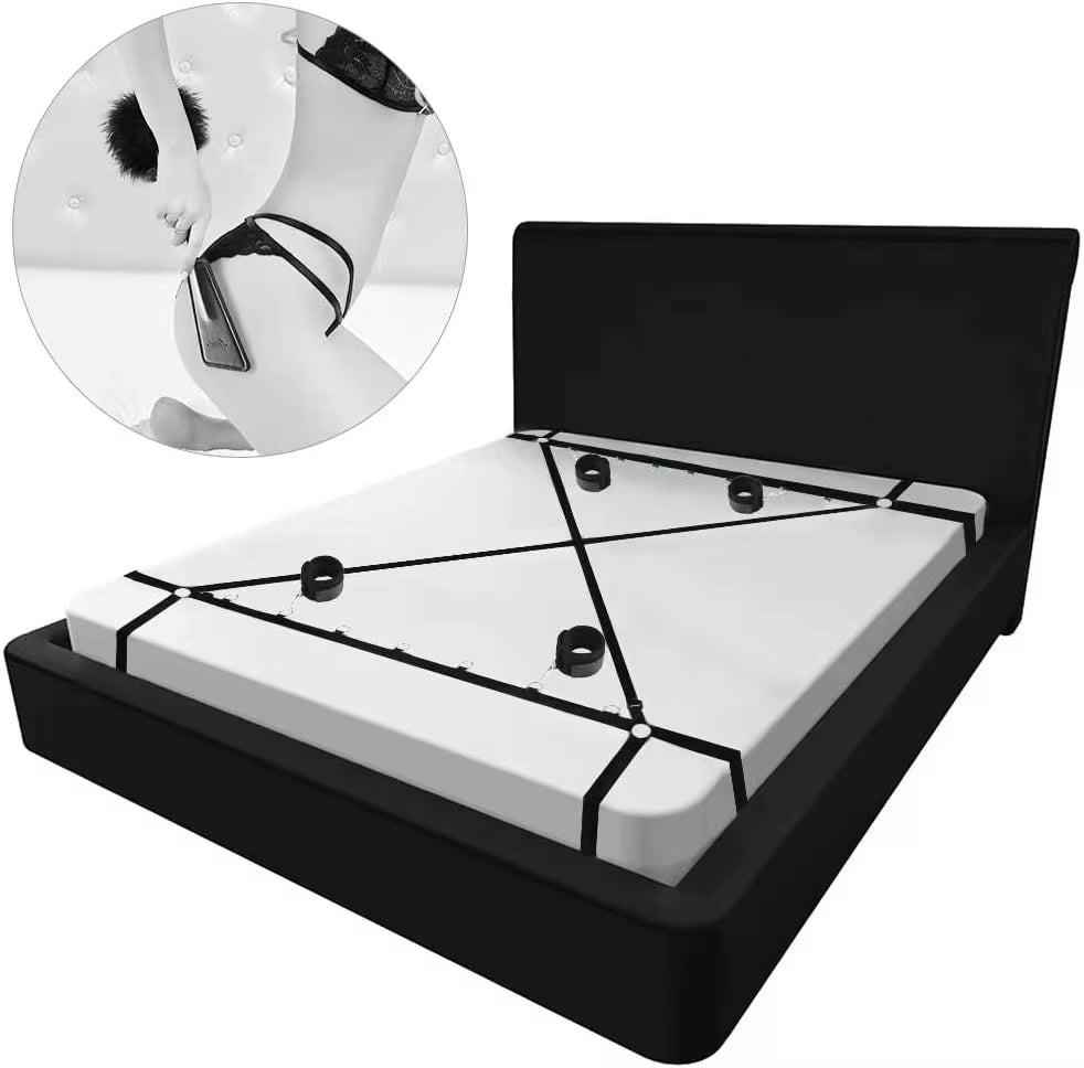 Seductiva Shadow: 13-Piece Master Bondage & Roleplay Set Detail & Ergonomic Design - Premium Silicone - Discreet Delivery