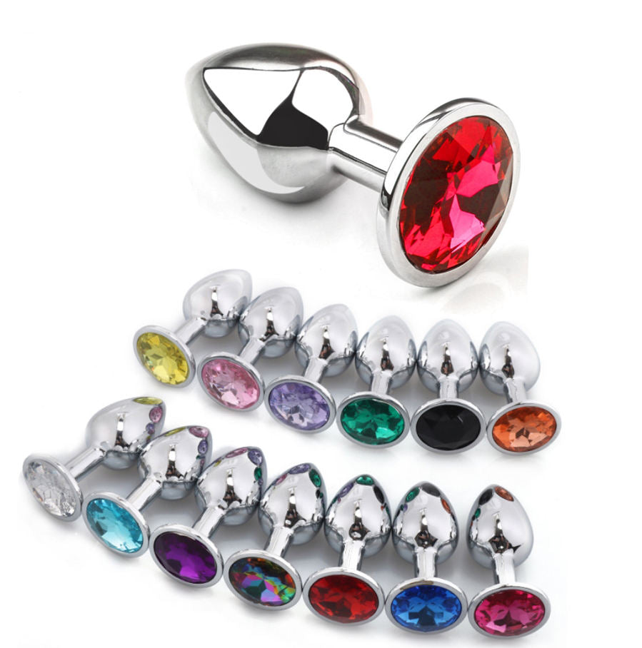 Butt Plug 3Pcs/Set S M L Metal Anal Plug Stainless Steel by Seductiva