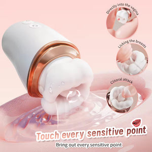 Smart App-Controlled | Multi-Function Rechargeable Handheld Massager for Deep Tissue Relief by Seductiva