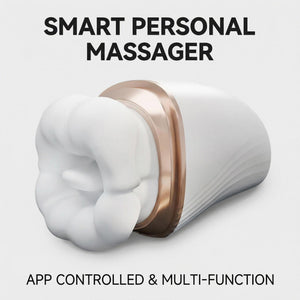 Smart App-Controlled | Multi-Function Rechargeable Handheld Massager for Deep Tissue Relief by Seductiva