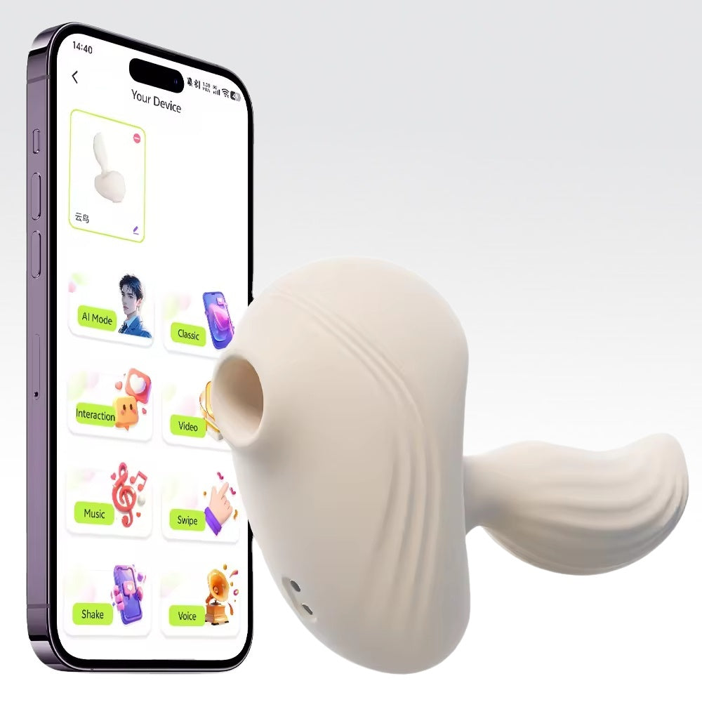 Cloud Bird: APP-Controlled Air-Pulse Sucking Vibrator by Seductiva