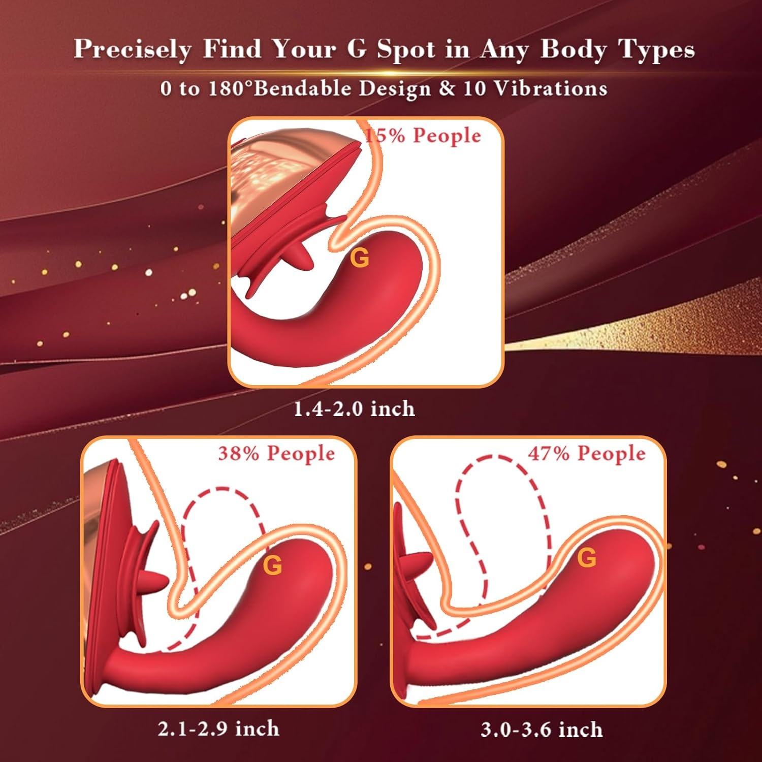Multi Frequency Strong Vibrating Tongue Licking Vibrator For Her by Seductiva