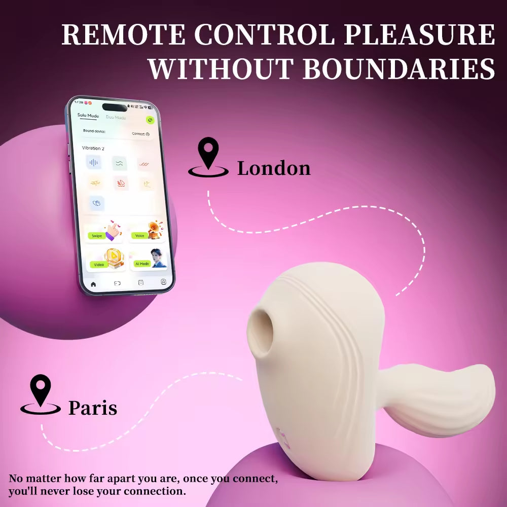 Cloud Bird: APP-Controlled Air-Pulse Sucking Vibrator by Seductiva