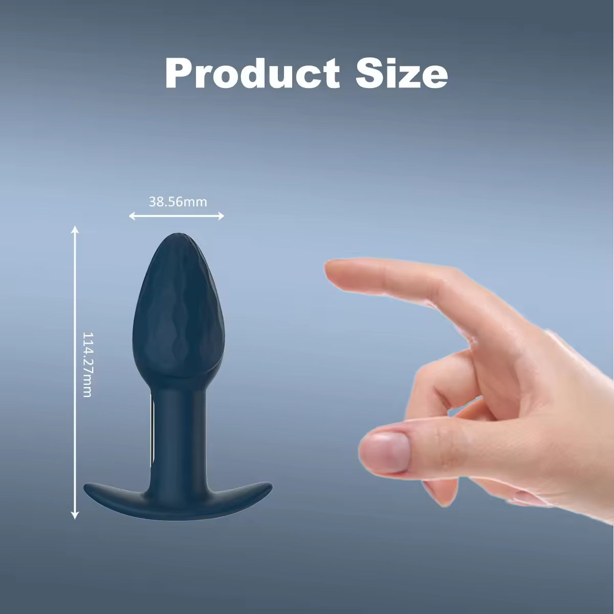 10 Modes Powerful Motor Silent Flexible Soft Silicone USB Rechargeable Anal Plug Remote Vibrator Adult Sex Toys