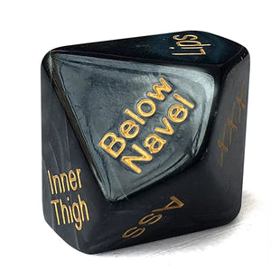 Seductiva 4-in-1 Romantic Couples Dice Game Set Size Reference & Packaging - Shipped from NZ