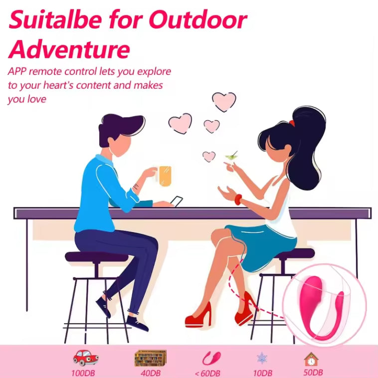 APP Remote Control Wearable Vibrator SM Women's Masturbator Clitoral Massage 9 Frequecy Vibrating Egg Adult Sex Toy