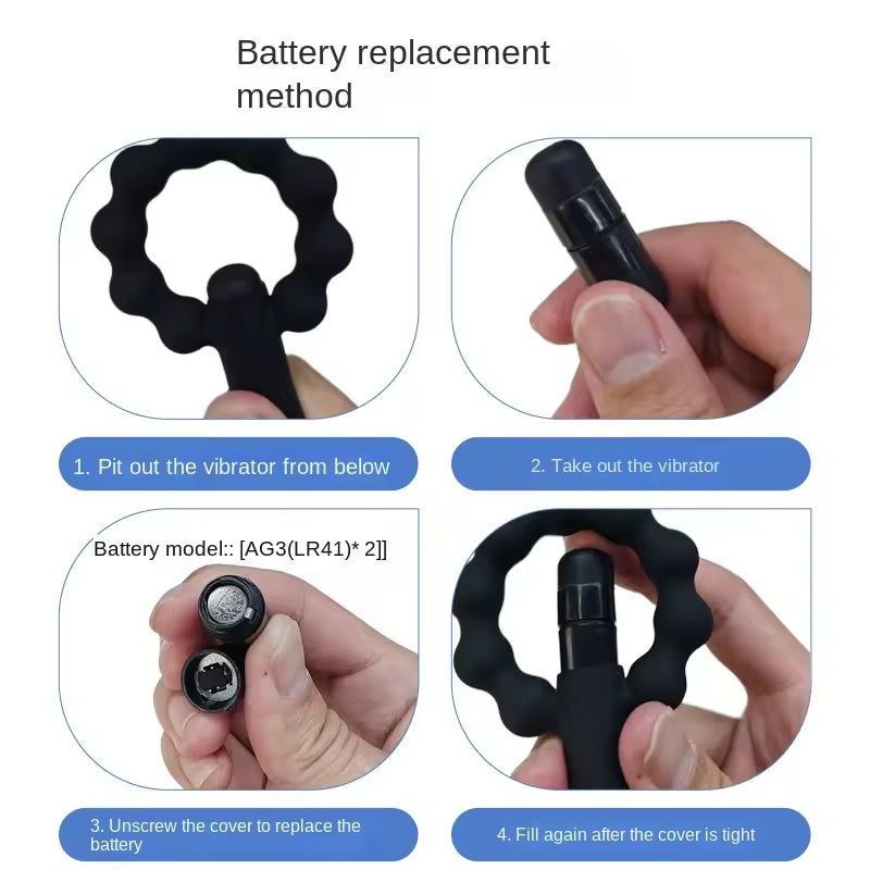 Pull Ring Vibration Horse Eye Rod Urethra Stimulation Male Masturbation SM Sex Toys Adult Products