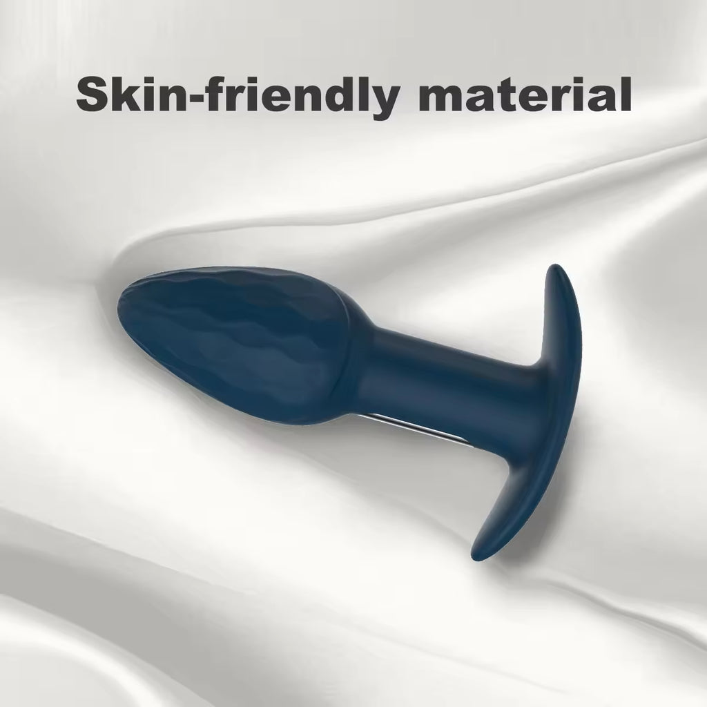 10 Modes Powerful Motor Silent Flexible Soft Silicone USB Rechargeable Anal Plug Remote Vibrator Adult Sex Toys