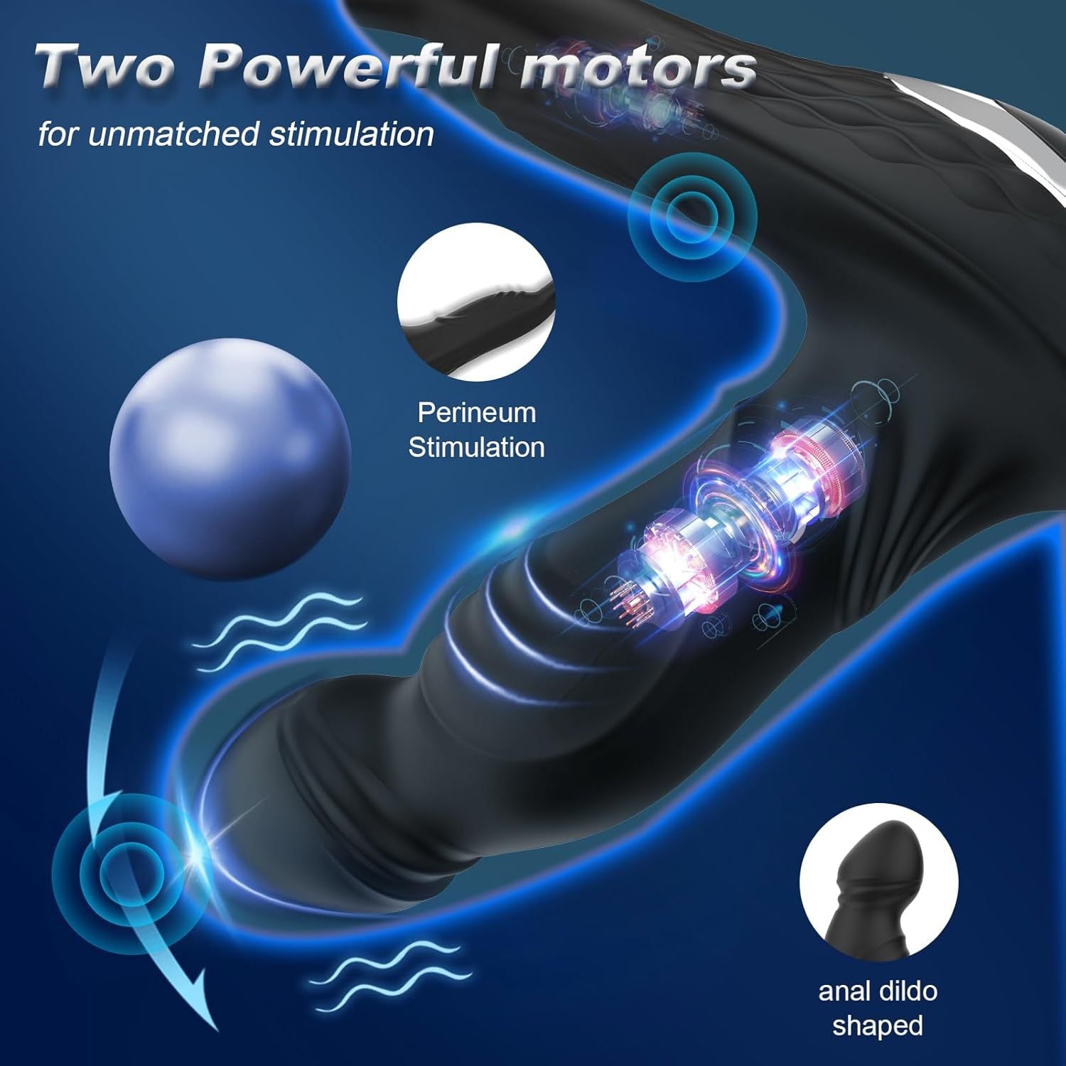 Seductiva Titan USB Charging & Interface Controls - Quiet Performance