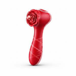 Rose Vibrator 10-frequency Body Massager Vibrating Egg Rose Flower Rotating Bead Vibrator by Seductiva