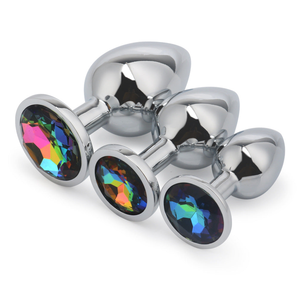 Butt Plug 3Pcs/Set S M L Metal Anal Plug Stainless Steel by Seductiva