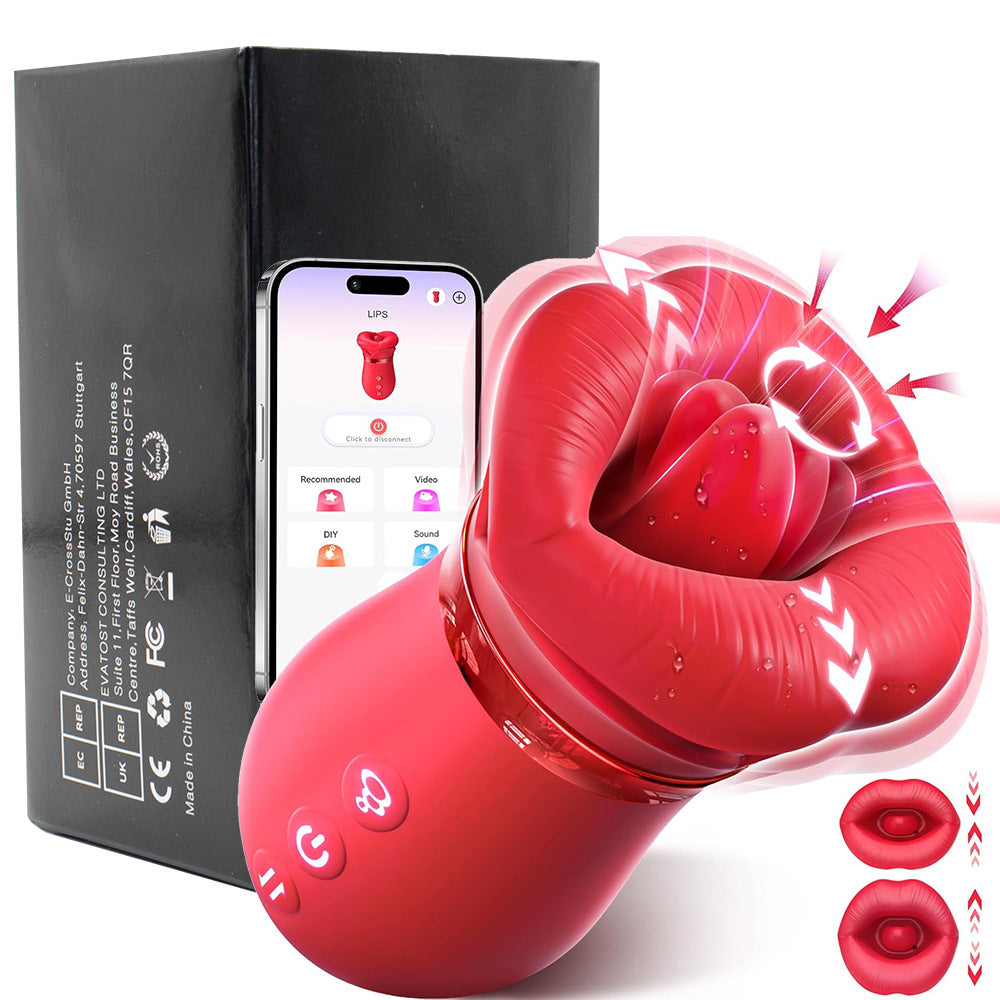 Wireless Remote Big Mouth Massager - 10 Modes by Seductiva