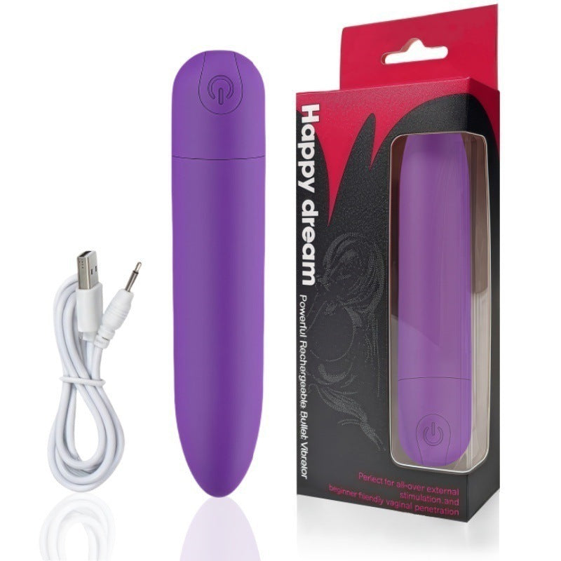 Mini 10 Speed USB Rechargeable Waterproof Bullet Vibrator For Her Personal Massager by Seductiva