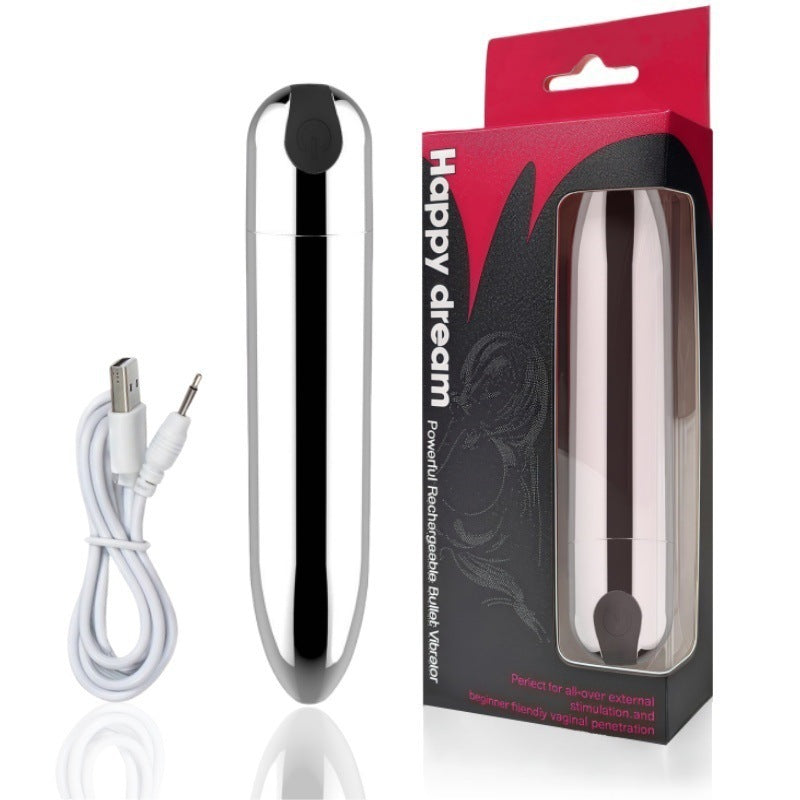 Mini 10 Speed USB Rechargeable Waterproof Bullet Vibrator For Her Personal Massager by Seductiva
