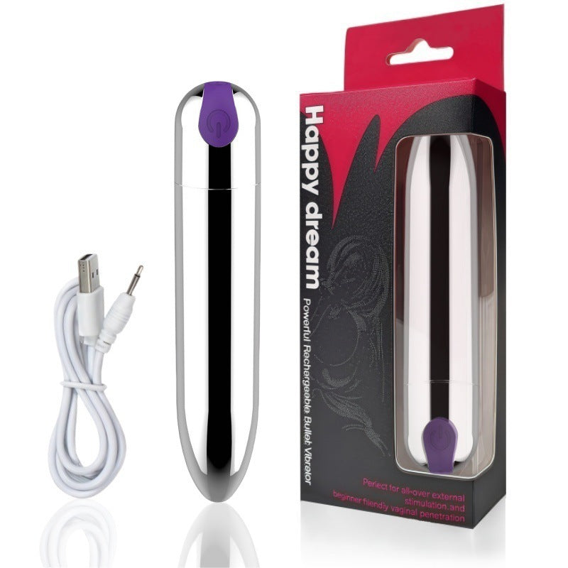 Mini 10 Speed USB Rechargeable Waterproof Bullet Vibrator For Her Personal Massager by Seductiva
