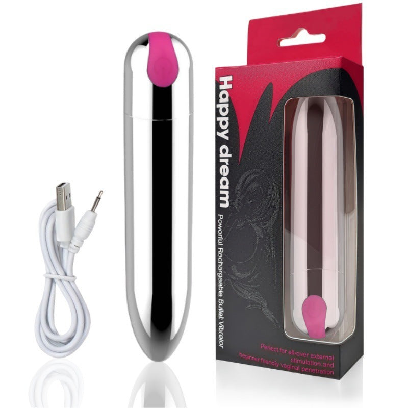Mini 10 Speed USB Rechargeable Waterproof Bullet Vibrator For Her Personal Massager by Seductiva