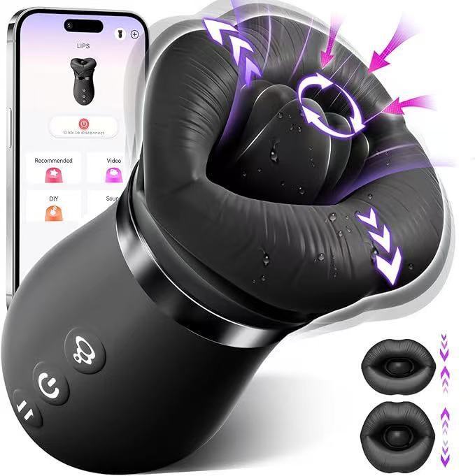 Wireless Remote Big Mouth Massager - 10 Modes by Seductiva