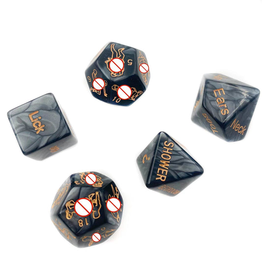 Seductiva 5-in-1 Couples Intimacy Dice Game Set – Foreplay & Romance Edition |  - Sensual Wellness NZ