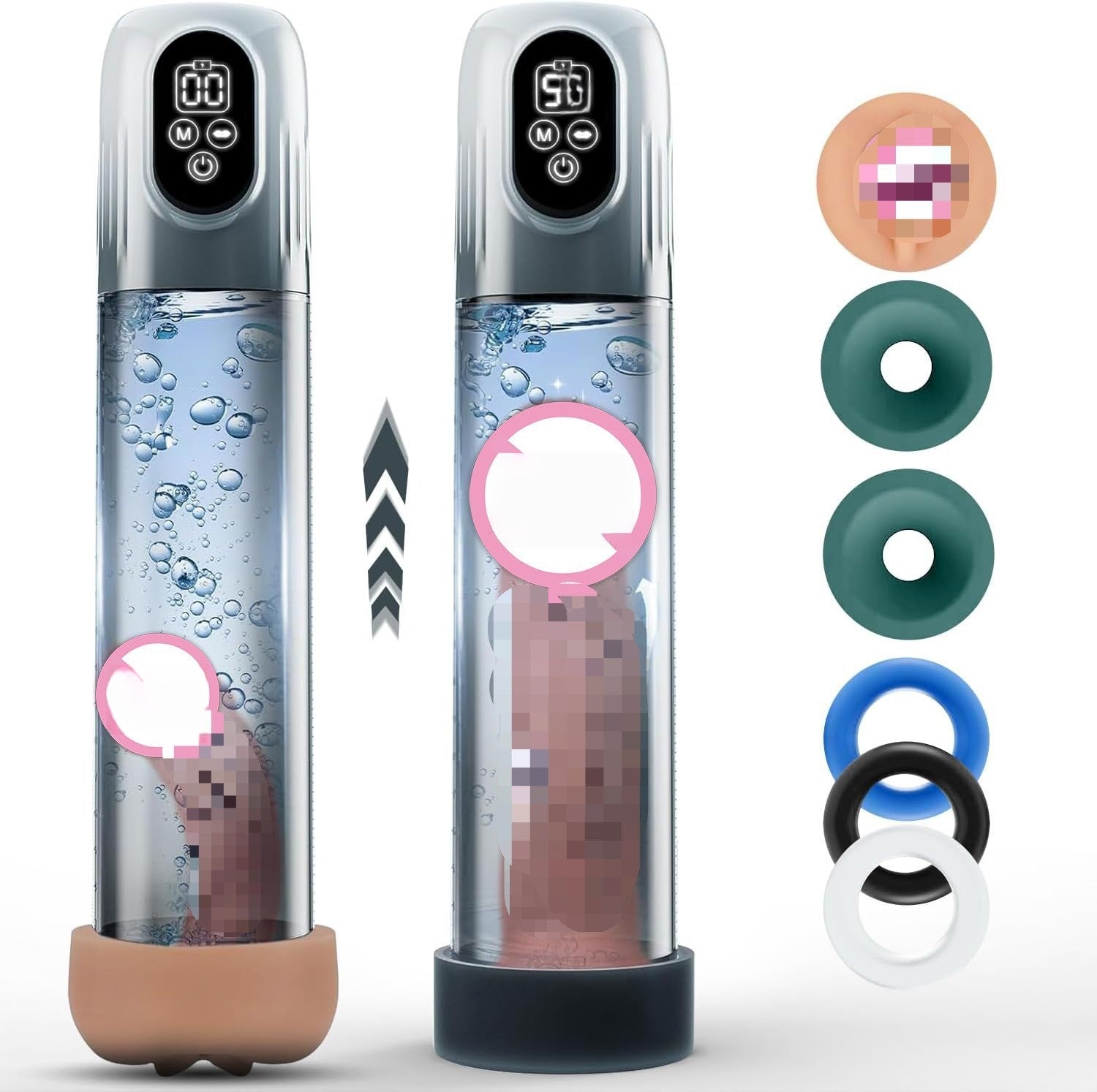 Water Bath Exercise Electric Stem Pump Vacuum Suction Masturbators Cup For Male Masturbation Toys