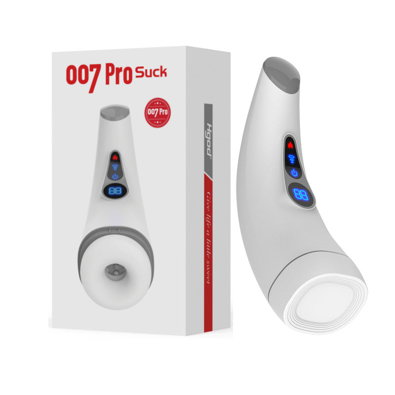 Electric Heating Vibrating LCD Male Masturbator Sex Toys for Men Automatic Sucking