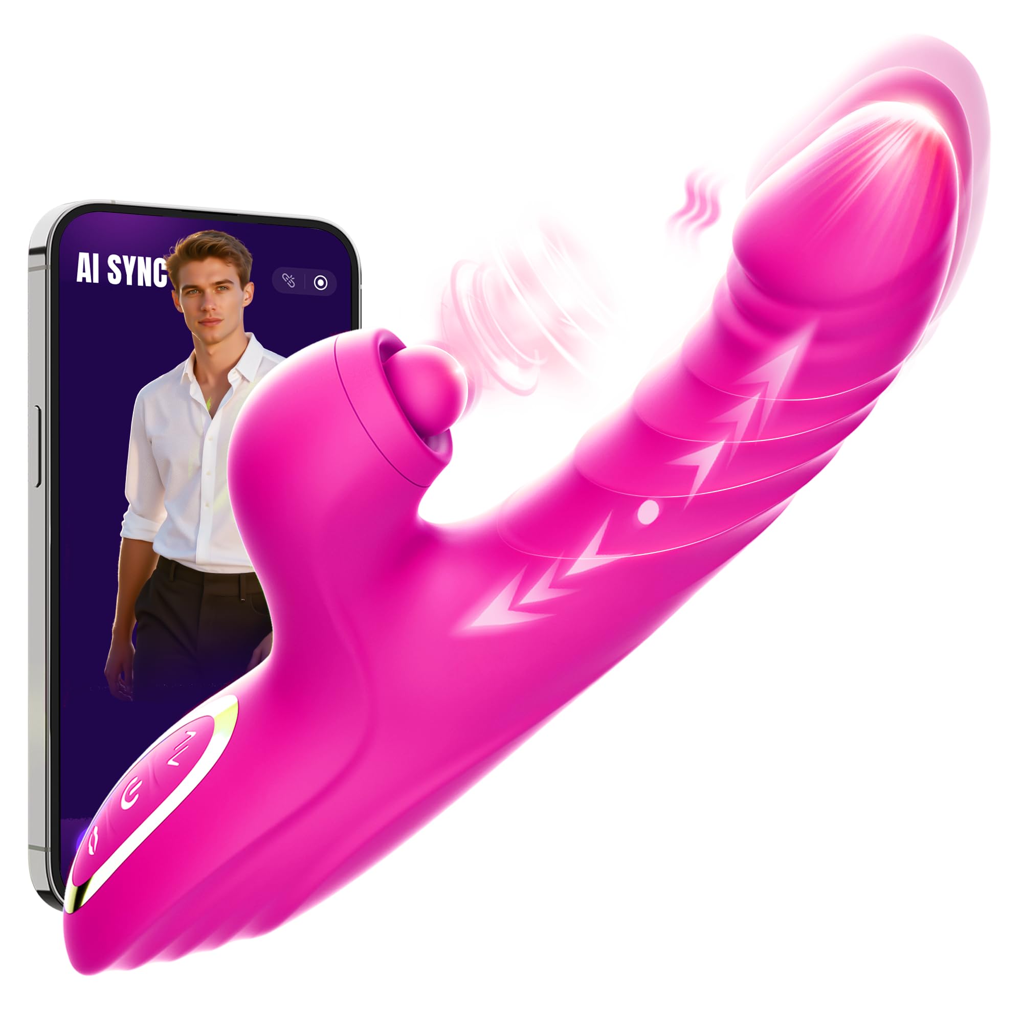 Thrusting Rose G-Spot Vibrator – 10 Vibrations