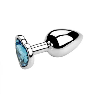 3-Piece Stainless Steel Jeweled Plug Set by Seductiva