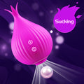 Onion-sucking egg-jumping female clitoral stimulation variable-frequency tongue licking and patting masturbation adult sex toys