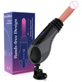 Female fully automatic telescopic vibrating insertion dildo