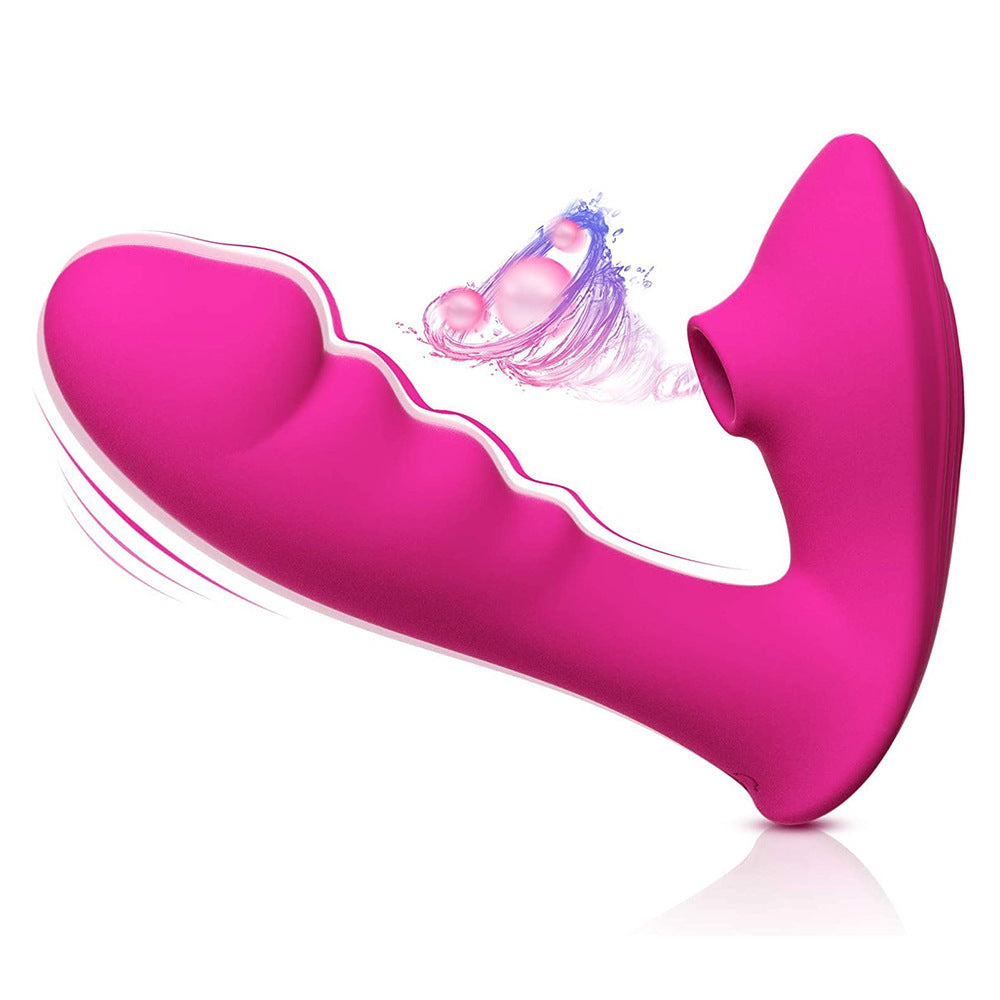 10 Frequency suction vibration modes rechargeable vibrator wearable dildo woman sex toy