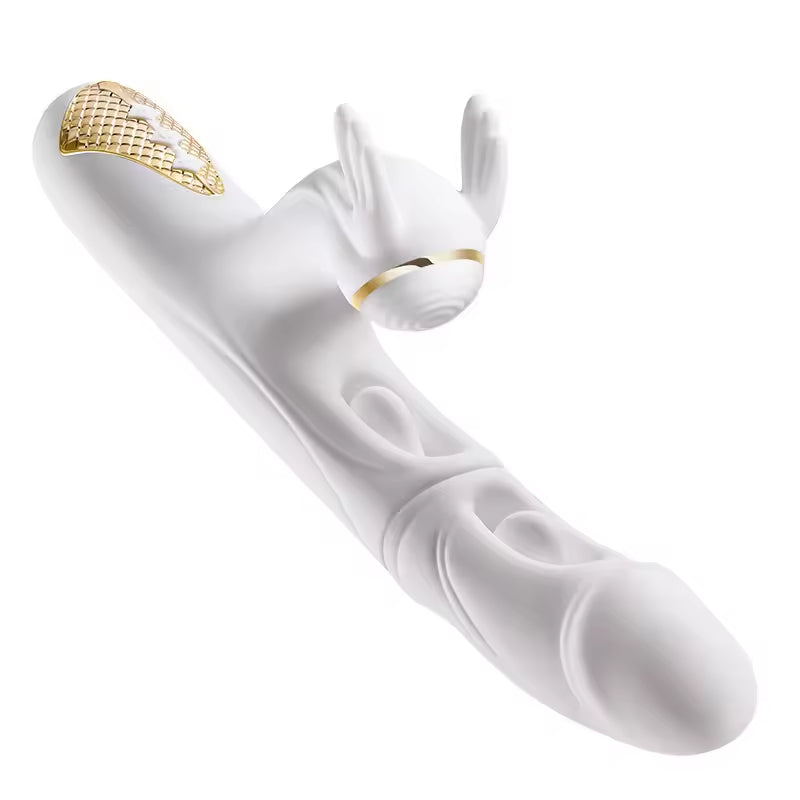 New 4in1 Double Tongue Flapping Vibrators for Women G Spot Massage Products Tapping Dildo Vibrator Sex Toys for Woman Adult Toys