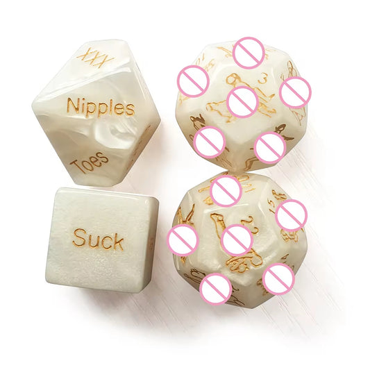 Seductiva 4-in-1 Romantic Couples Dice Game Set |  - Sensual Wellness NZ