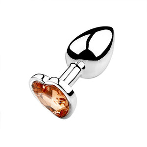 3-Piece Stainless Steel Jeweled Plug Set by Seductiva