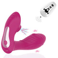10-frequency sucking wireless remote control vibrator dual-vibration wearable masturbation sex toy