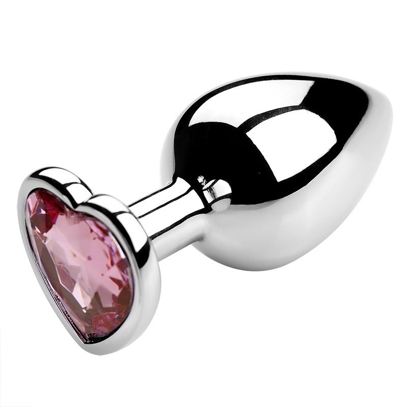 3-Piece Stainless Steel Jeweled Plug Set by Seductiva