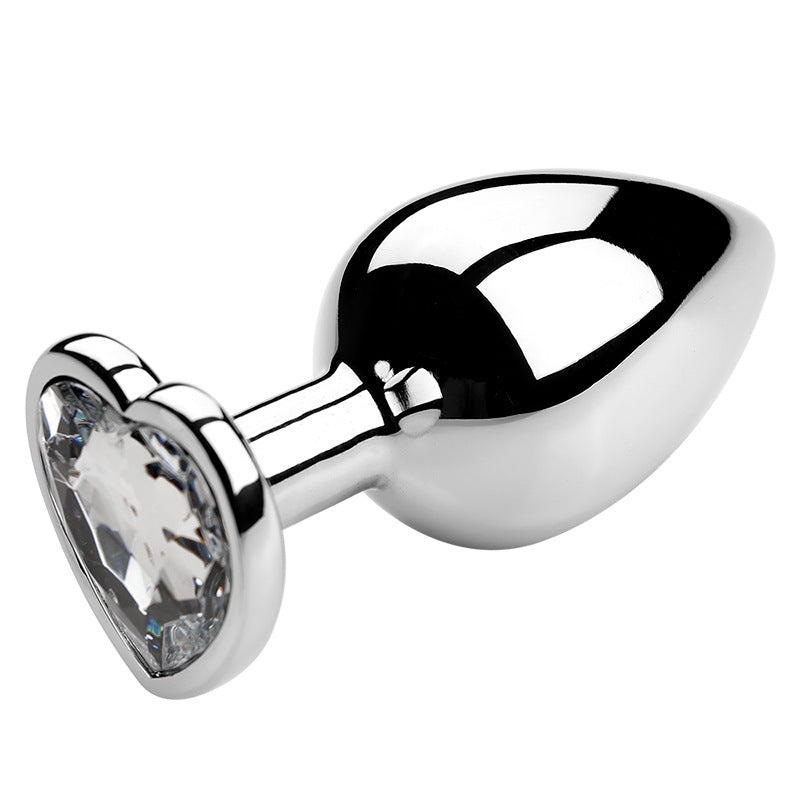 3-Piece Stainless Steel Jeweled Plug Set by Seductiva