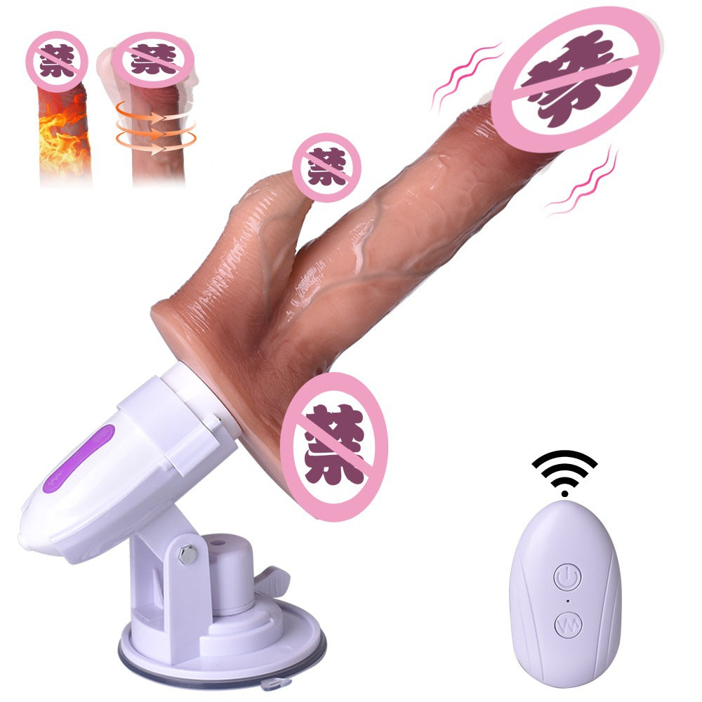 Female mini masturbation device massage insertion for orgasm artificial penis electric telescopic vibrating dildo vibrator woman sex toys